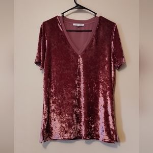 Joy Joy Crushed Velvet Top, Medium